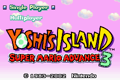 Super Mario Advance 3 Color Restoration Title Screen